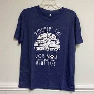 Rockin the Dog T Shirt Womens medium
